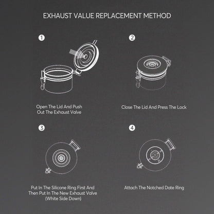 Airtight Coffee Bean Storage Canister