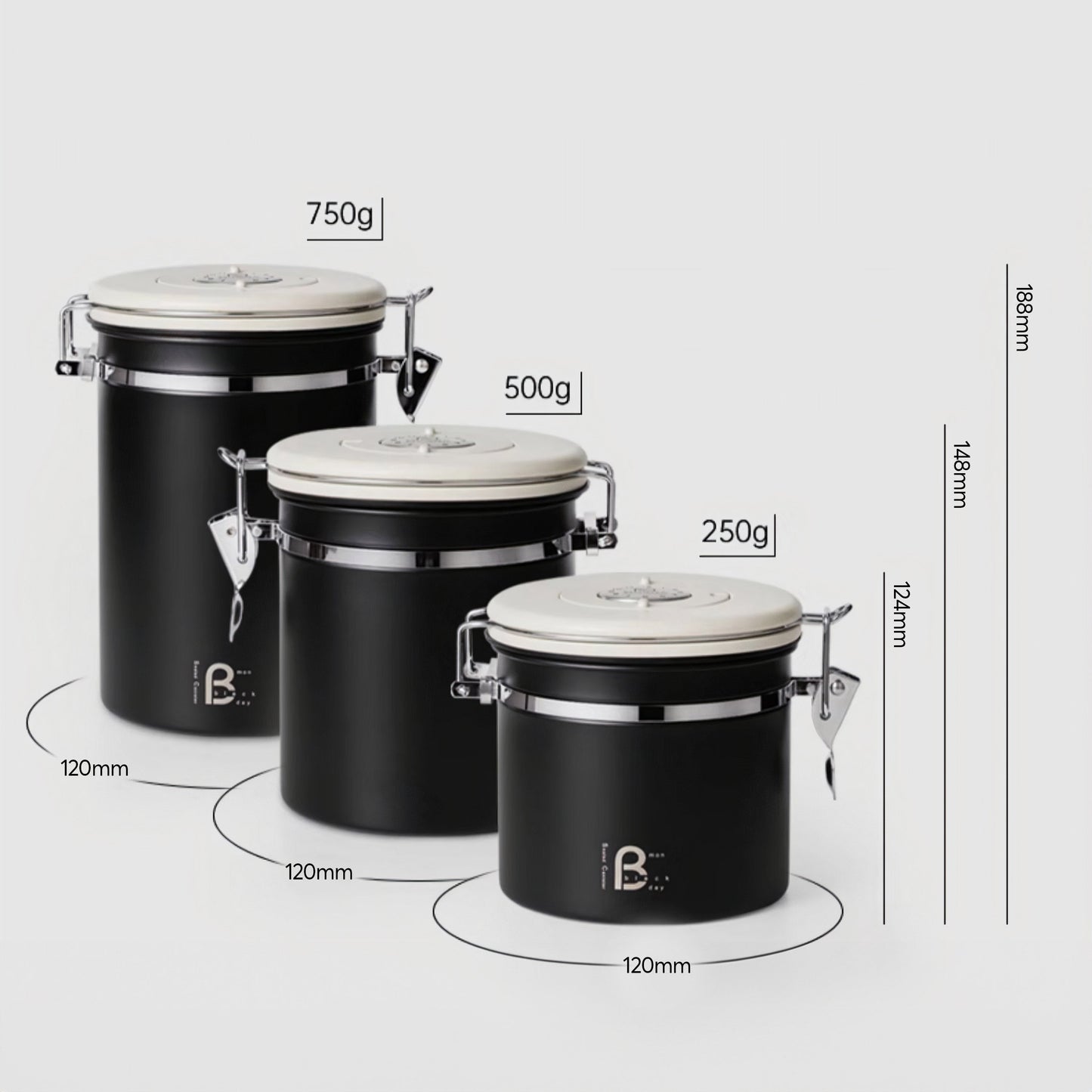 Airtight Coffee Bean Storage Canister