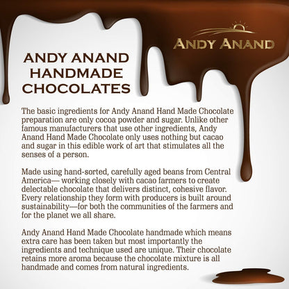 Andy Anand Vegan Dark Chocolate Coffee Espresso Beans – 1 lb “Irresistible Chocolate Bliss” Gift Box, Decadent Treats Made with 60% Chocolate (Cocoa Butter)